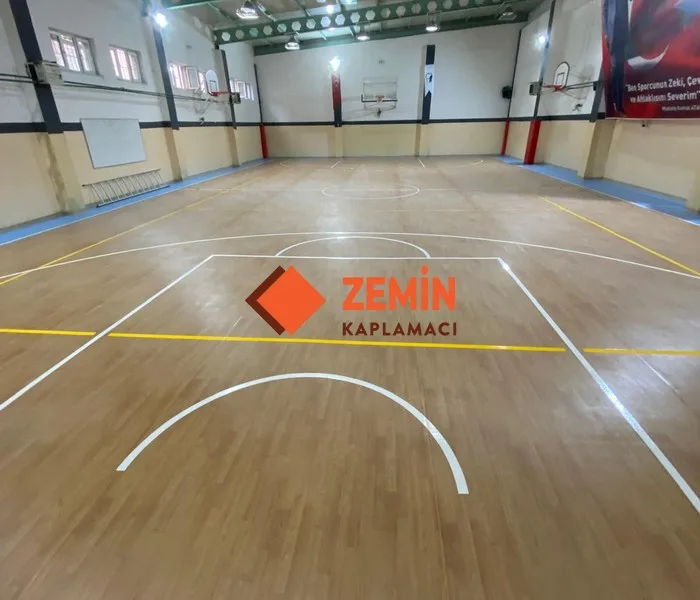 Fiba onaylı pvc spor zemin kaplama modeller görsel 3