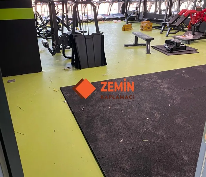 Fitnes salonu pvc zemin kaplama görsel 4