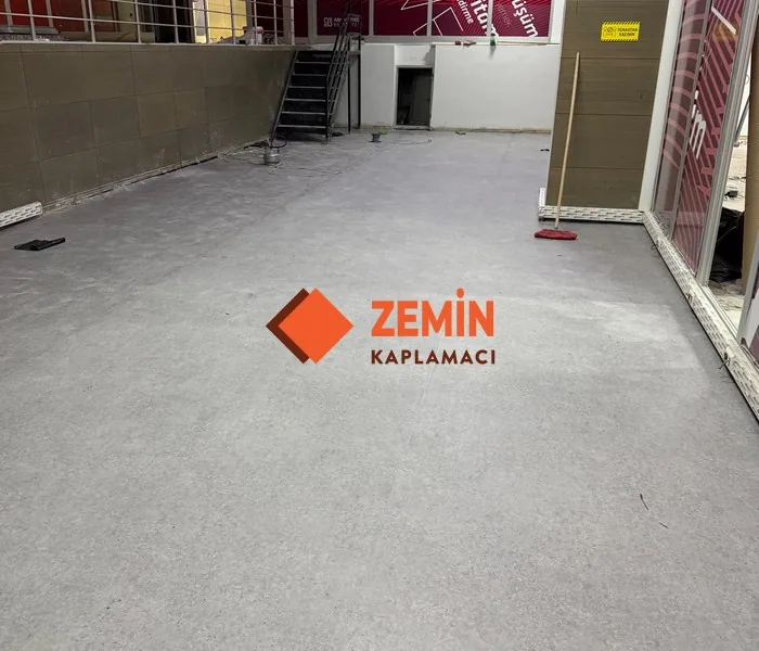 Fitnes salonu pvc yer kaplama modeli