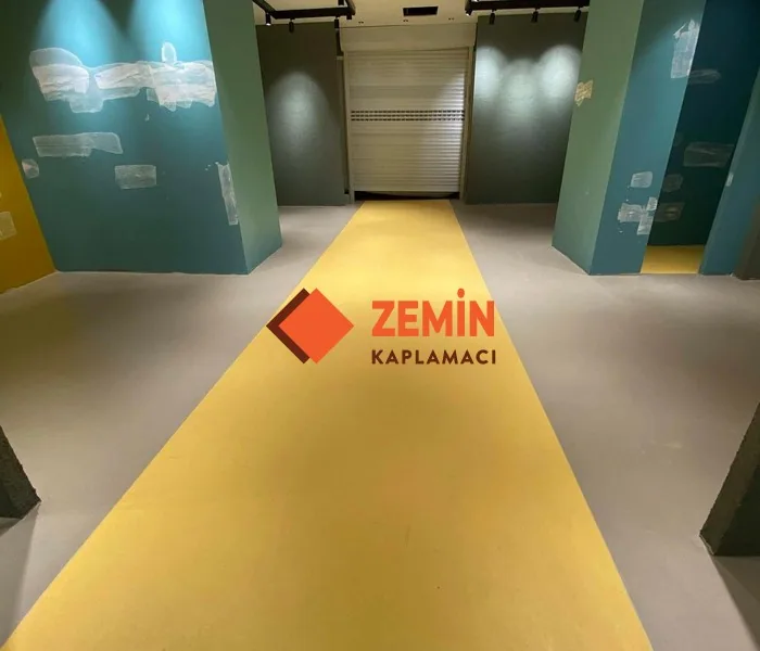 Avm ve mağaza pvc zemin kaplama
