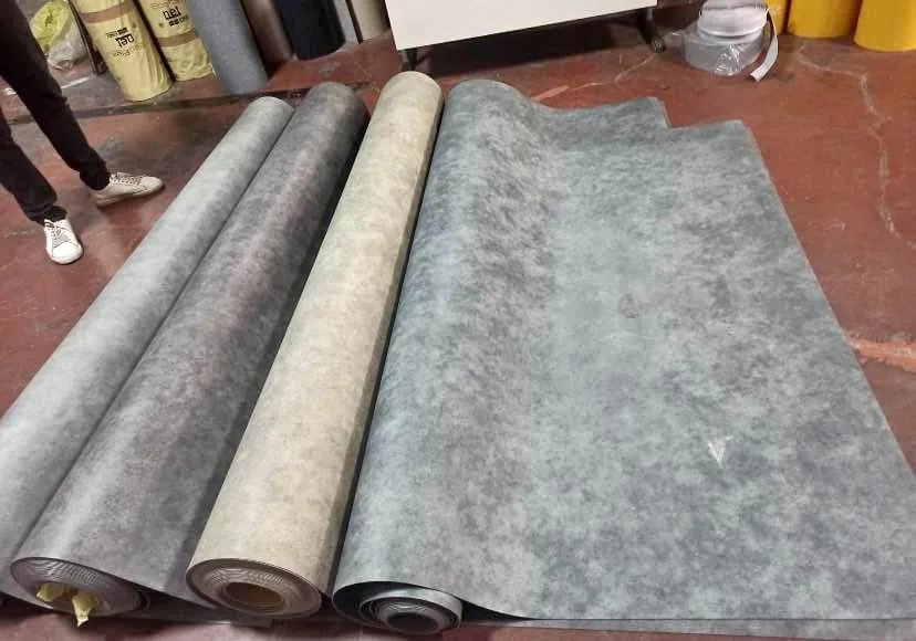 Beton görünümlü pvc zemin kaplama