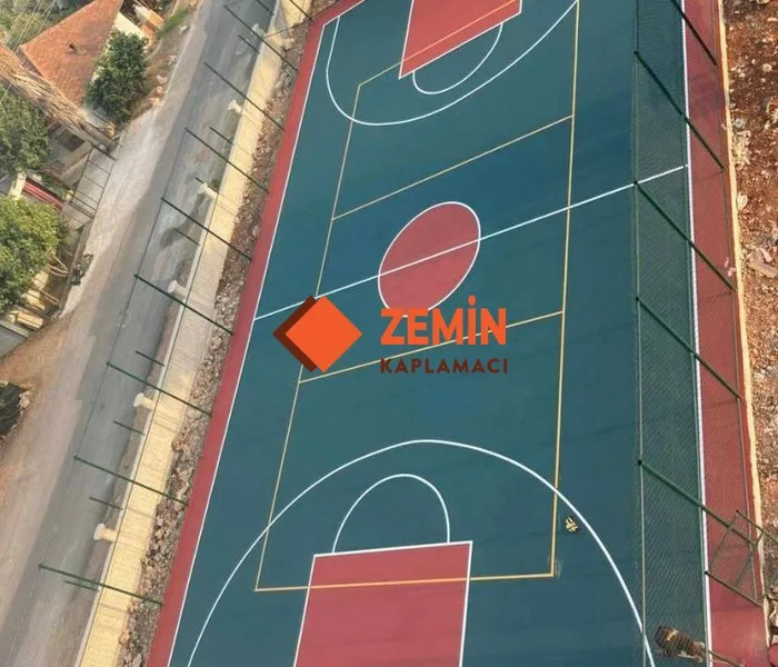 Voleybol sahası akrilik saha boyası kaplama görsel 2