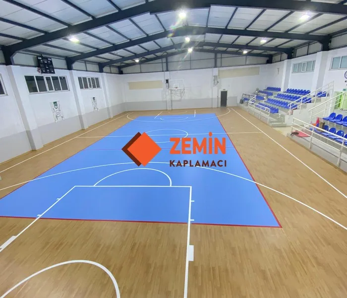 Fiba onaylı pvc spor zemin kaplama modeli