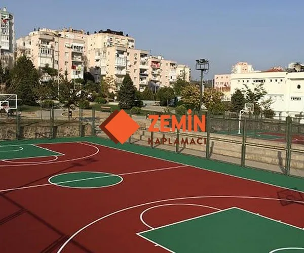 Akrilik saha boyası basketbol ve voleybol sahası Kaplama görsel 3