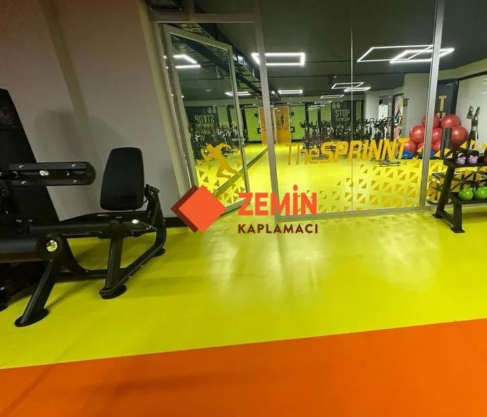 Fitnes salonu pvc zemin kaplamacı